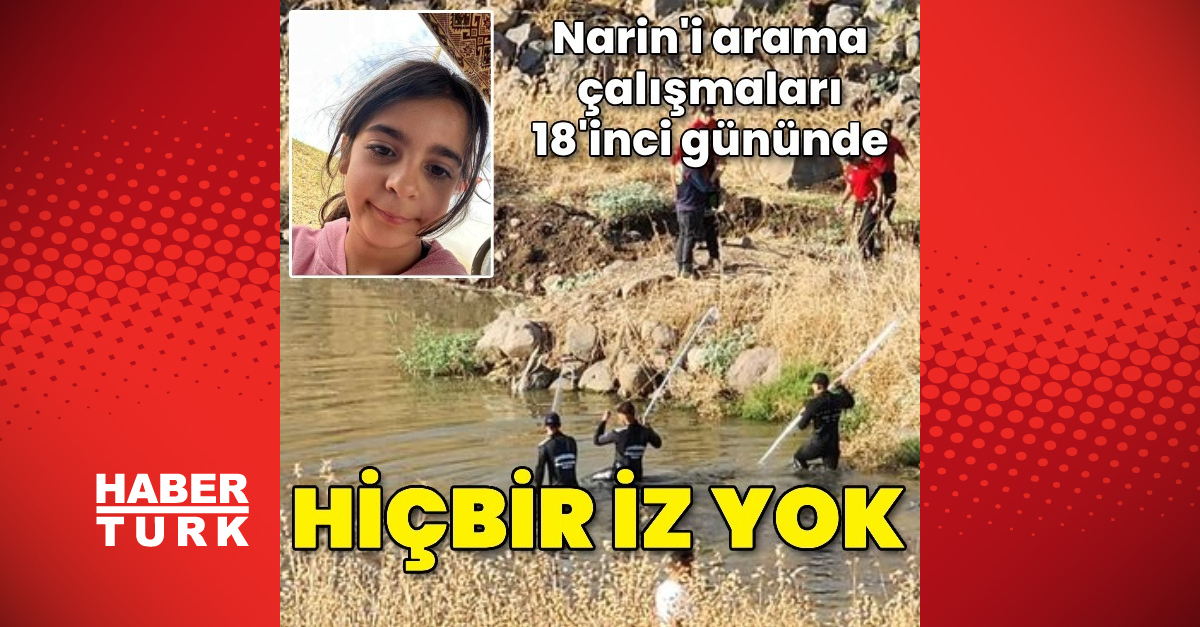 Narin’i arama çalışmaları 18’inci gününde; ihbar sonrası gölet yine arandı