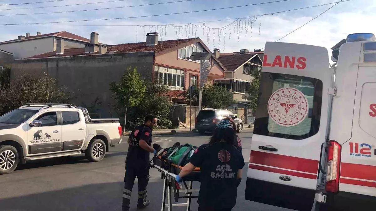 Tekirdağ’da Yaya Kazası